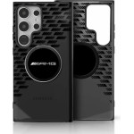 Mercedes AMG Transparent Rhombs MagSafe Case for Samsung Galaxy S25 Ultra - Black - (AMG00099-0)