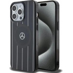 Mercedes Double Layer Crossed Lines MagSafe case for iPhone 15 Pro Max - black - (Mer007968-0)