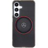 Mercedes Double Layer W Red MagSafe case for Samsung Galaxy S24 - black - (Mer008104-0)