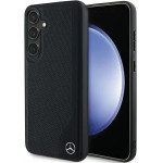 Mercedes Leather Debossed Line MagSafe case for Samsung Galaxy S24 - black - (Mer008085-0)