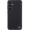 Mercedes Leather Debossed Line MagSafe case for Samsung Galaxy S24 - black - (Mer008085-0)