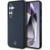 Mercedes Leather Debossed Lines MagSafe Case for Samsung Galaxy S25 - Blue - (Mer008453-0)