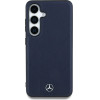 Mercedes Leather Debossed Lines MagSafe Case for Samsung Galaxy S25 - Blue - (Mer008453-0)
