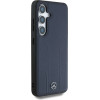Mercedes Leather Debossed Lines MagSafe Case for Samsung Galaxy S25 - Blue - (Mer008453-0)