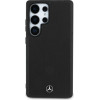Mercedes Leather Debossed Lines MagSafe case for Samsung Galaxy S25 Ultra - black - (Mer008452-0)