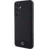 Mercedes Leather Textured & Plain MagSafe case for Samsung Galaxy S24 - black - (Mer008091-0)