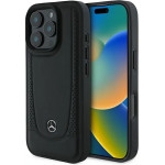 Mercedes Leather Urban Case for iPhone 16 Pro Max - Black - (Mer008282-0)
