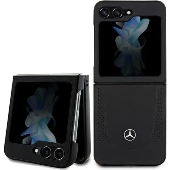 Mercedes Leather Urban case for Samsung Galaxy Z Flip 5 - black - (Mer007893-0)