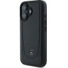 Mercedes Leather Urban iPhone 16 Plus Case - Black - (Mer008277-0)