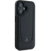 Mercedes Leather Urban iPhone 16 Plus Case - Black - (Mer008277-0)