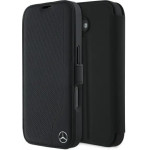 Mercedes Leather Wood Imitation iPhone 16 Case - Black - (Mer008311-0)