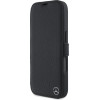 Mercedes Leather Wood Imitation iPhone 16 Case - Black - (Mer008311-0)