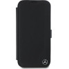 Mercedes Leather Wood Imitation iPhone 16 Case - Black - (Mer008311-0)
