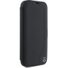 Mercedes Leather Wood Imitation iPhone 16 Case - Black - (Mer008311-0)
