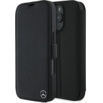 Mercedes Leather Wood Imitation iPhone 16 Pro Max Case - Black - (Mer008312-0)