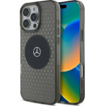 Mercedes MB Case Star Pattern for iPhone 16 Pro - Black - (Mer008298-0)