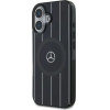 Mercedes MB Double Layer Crossed Lines MagSafe case for iPhone 16 - black - (Mer008317-0)