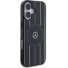 Mercedes MB Double Layer Crossed Lines MagSafe case for iPhone 16 - black - (Mer008317-0)