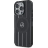 Mercedes MB Double Layer Crossed Lines MagSafe iPhone 16 Pro Case - Black - (Mer008299-0)