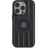 Mercedes MB Double Layer Crossed Lines MagSafe iPhone 16 Pro Case - Black - (Mer008299-0)