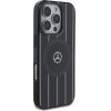 Mercedes MB Double Layer Crossed Lines MagSafe iPhone 16 Pro Case - Black - (Mer008299-0)