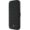 Mercedes MB Waves Leather Case for iPhone 16 Pro Max - Black - (Mer008313-0)