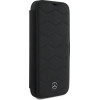 Mercedes MB Waves Leather Case for iPhone 16 Pro Max - Black - (Mer008313-0)