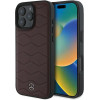 Mercedes MB Waves Leather Case for iPhone 16 Pro Max - Red - (Mer008297-0)
