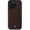 Mercedes MB Waves Leather Case for iPhone 16 Pro Max - Red - (Mer008297-0)