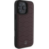 Mercedes MB Waves Leather Case for iPhone 16 Pro Max - Red - (Mer008297-0)