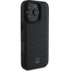 Mercedes MB Waves Leather iPhone 16 Pro Case - Black - (Mer008293-0)
