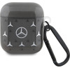 Mercedes MEA28DPMGS AirPods 1/2 cover black/black Large Star Pattern - (Mer007828-0)