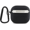 Mercedes MEA4CSLBK AirPods 4 cover black/black Leather Metal Logo - (Mer008352-0)