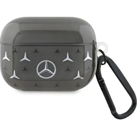 Mercedes MEAP8DPMGS AirPods Pro cover black/black Large Star Pattern - (Mer007829-0)
