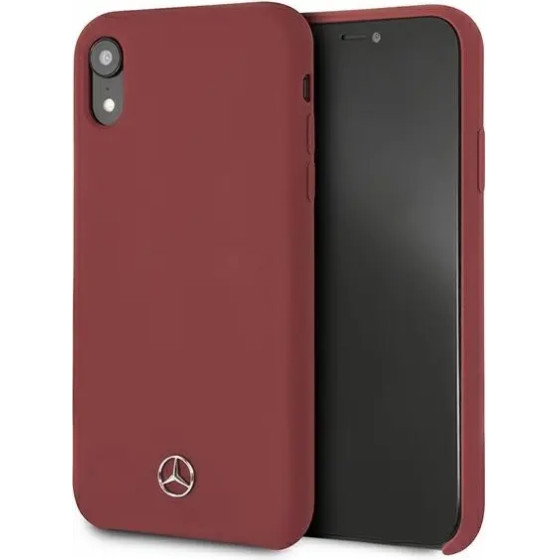 Mercedes MEHCI61SILRE iPhone Xr czerwony/red hardcase Silicone Line - (Mer006811-0)