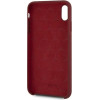 Mercedes MEHCI65SILRE iPhone Xs Max czerwony/red hardcase Silicone Line - (Mer006812-0)