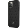 Mercedes MEHCP12LPSQBK iPhone 12 Pro Max 6,7'' czarny/black hardcase Leather Stars Pattern - (Mer006821-0)