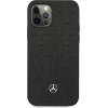 Mercedes MEHCP12LPSQBK iPhone 12 Pro Max 6,7'' czarny/black hardcase Leather Stars Pattern - (Mer006821-0)