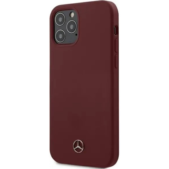 Mercedes MEHCP12MSILRE iPhone 12/12 Pro 6,1'' czerwony/red hardcase Silicone Line - (Mer006992-0)