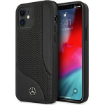 Mercedes MEHCP12SCDOBK iPhone 12 mini 5,4'' czarny/black hardcase Leather Perforated Area - (Mer006816-0)