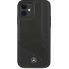 Mercedes MEHCP12SCDOBK iPhone 12 mini 5,4'' czarny/black hardcase Leather Perforated Area - (Mer006816-0)