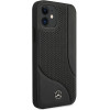 Mercedes MEHCP12SCDOBK iPhone 12 mini 5,4'' czarny/black hardcase Leather Perforated Area - (Mer006816-0)