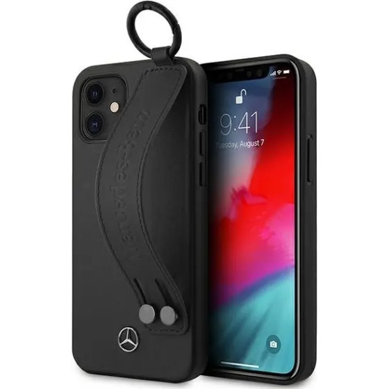 Mercedes MEHCP12SLSSBK iPhone 12 mini 5,4'' czarny/black hardcase Strap Line - (Mer006466-0)