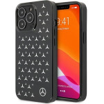 Mercedes MEHCP13LESPBK iPhone 13 Pro / 13 6,1'' czarny/black hardcase Silver Stars Pattern - (Mer006842-0)