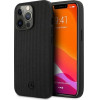 Mercedes MEHCP13LMBLBK iPhone 13 Pro / 13 6,1'' czarny/black hardcase Leather Meshed Metal Logo - (Mer007402-0)