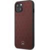 Mercedes MEHCP13SPSQRE iPhone 13 mini 5,4'' czerwony/red hardcase Leather Stars Pattern - (Mer006960-0)