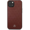 Mercedes MEHCP13SPSQRE iPhone 13 mini 5,4'' czerwony/red hardcase Leather Stars Pattern - (Mer006960-0)