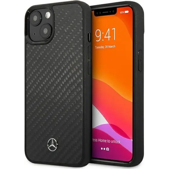Mercedes MEHCP13SRCABK iPhone 13 mini 5,4'' czarny/black carbon hardcase Dynamic Line - (Mer006988-0)