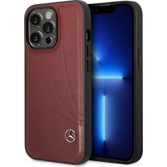 Mercedes MEHCP14L8ROLR iPhone 14 Pro 6.1'' black/black hardcase Leather Wave Pattern - (Mer007764-0)