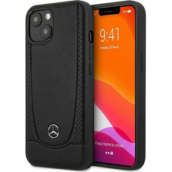 Mercedes MEHCP15MARMBK iPhone 15 Plus 6.7 black/black hardcase Leather Urban - (Mer007838-0)